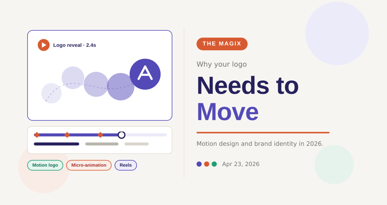 Why Your Logo Needs to Move: Motion Design and Brand Identity in 2026