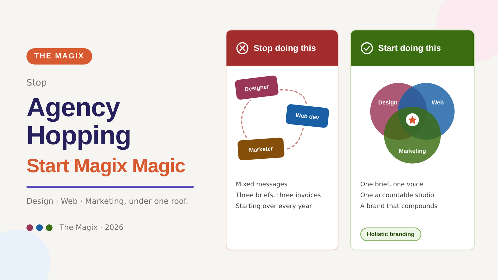 Stop Agency-Hopping, Start Magix Magic