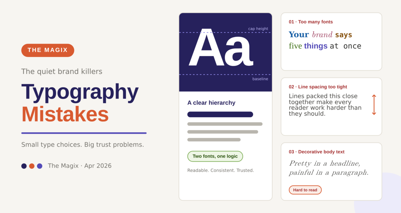 Typography Mistakes That Are Quietly Killing Your Brand